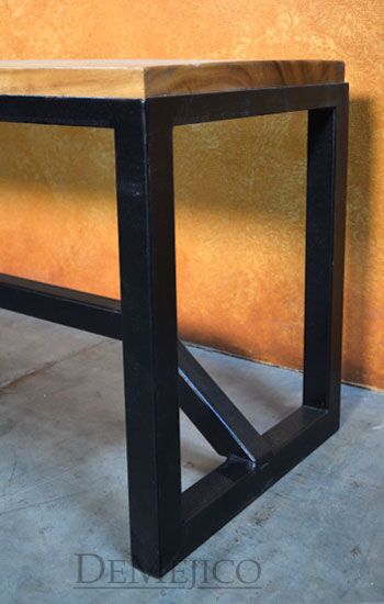 Playa Rustic Modern Accent Bench, Table Bench, Accent Bench