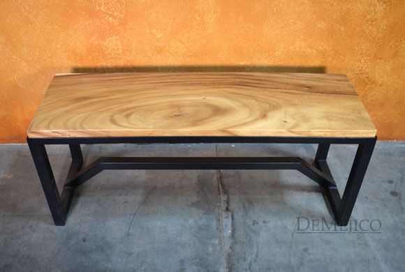 Playa Rustic Modern Accent Bench, Table Bench, Accent Bench