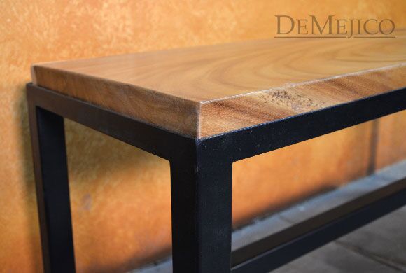 Playa Rustic Modern Accent Bench, Table Bench, Accent Bench