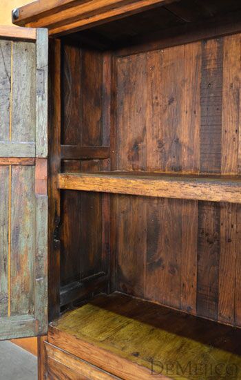 Armario Yugos, Rustic Armoire, Tall Armoire, Antique Old Door Armoire