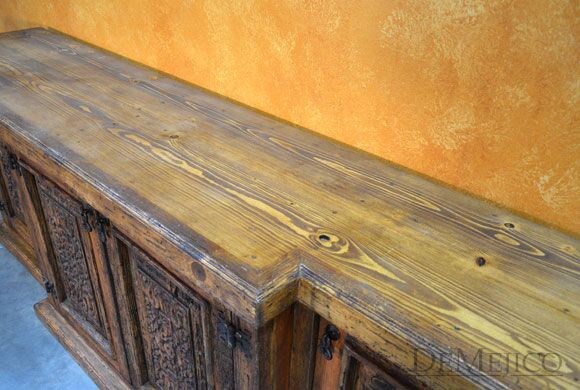 Oaxaca Old Wood Buffet, Spanish Buffet Table