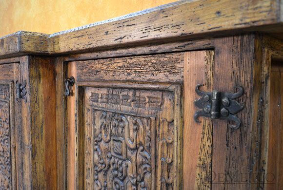 Oaxaca Old Wood Buffet, Spanish Buffet Table