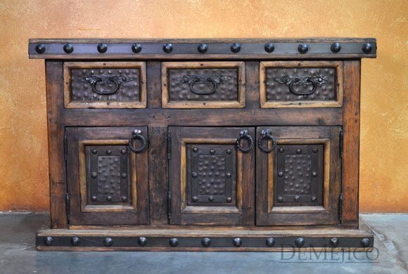 rustic entertainment center