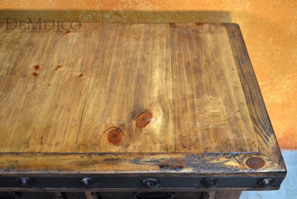 rustic entertainment center