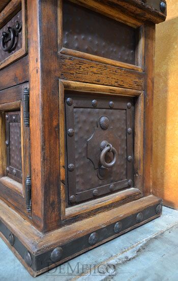 rustic entertainment center