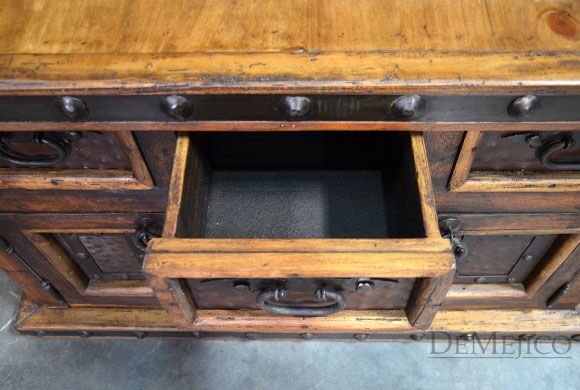 rustic entertainment center