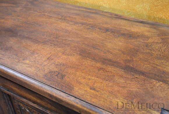 Mesquite Oaxaca Buffet, Carved Buffet, Spanish Buffet Table