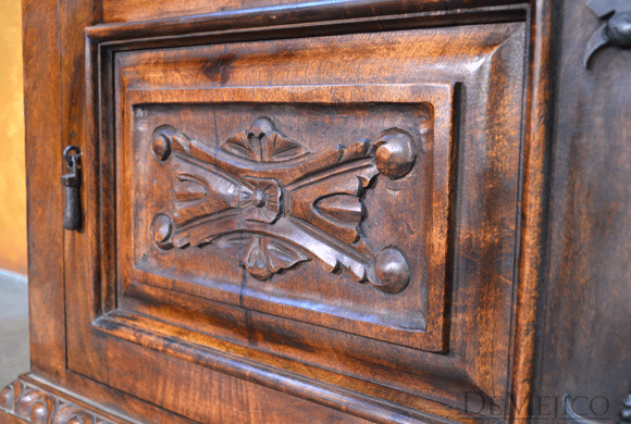 Spanish carved nightstand