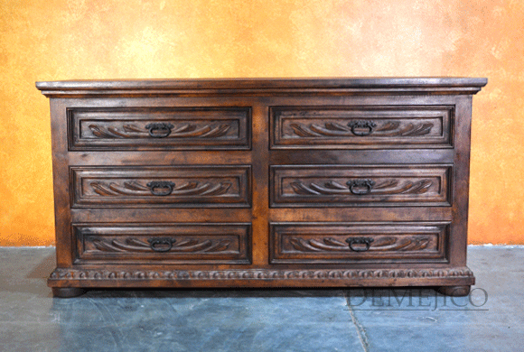Spanish carved dresser