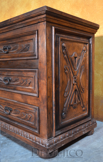 Spanish carved dresser