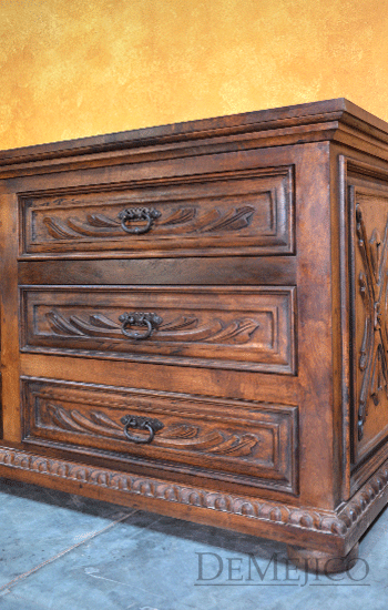 Spanish carved dresser
