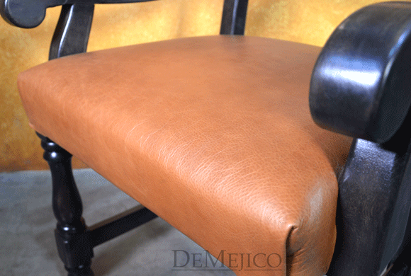 spanish leather chair