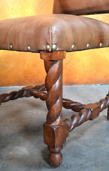 Silla Chapital Especial - Spanish Dining Chairs, Spanish Leather Chairs