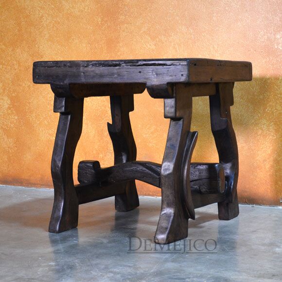 Dark Yugos Reclaimed Wood End Table