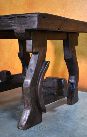 Dark Yugos Reclaimed Wood End Table