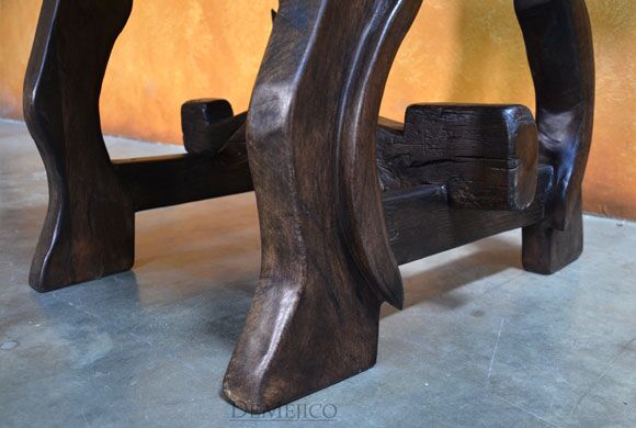 Dark Yugos Reclaimed Wood End Table