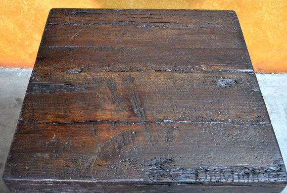 Dark Yugos Reclaimed Wood End Table