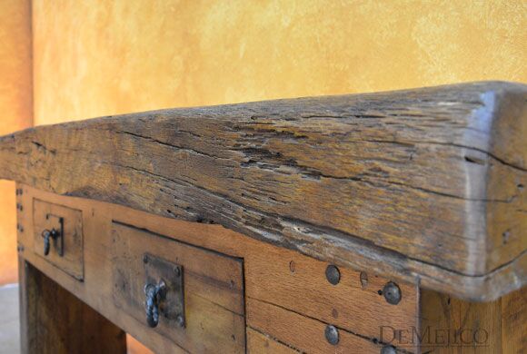 Farmhouse Console, Rustic Wood Console Table