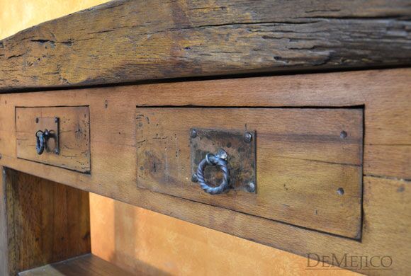 Farmhouse Console, Rustic Wood Console Table