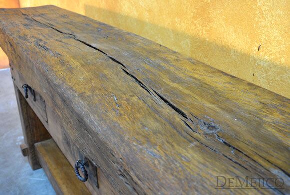 Farmhouse Console, Rustic Wood Console Table