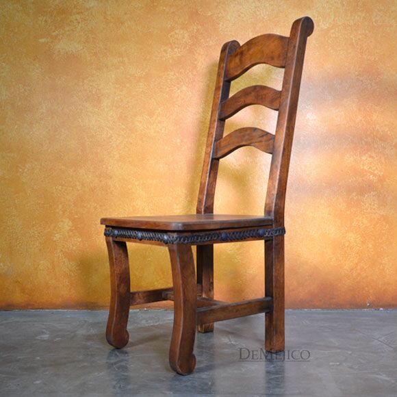 Silla de Campo, Spanish Chairs, Mesquite Chair, Solid Wood Chair
