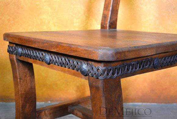 Silla de Campo, Spanish Chairs, Mesquite Chair, Solid Wood Chair