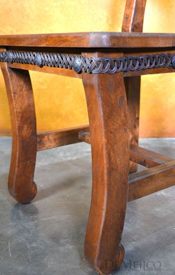 Silla de Campo, Spanish Chairs, Mesquite Chair, Solid Wood Chair