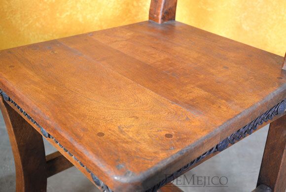 Silla de Campo, Spanish Chairs, Mesquite Chair, Solid Wood Chair