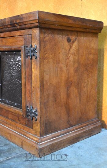 Mesquite Antigua Metal Buffet Table, Spanish Buffet Table