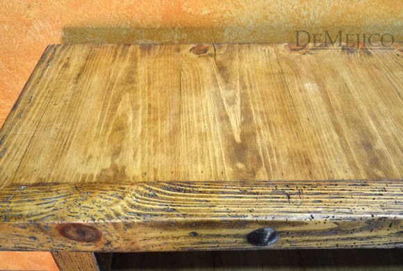 Small Old Wood Bookcase, Rustic Bookcase, Spanish Bookcase