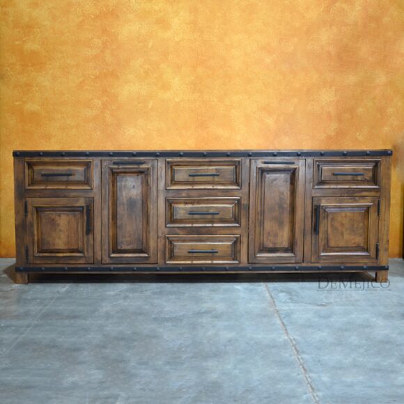 Alamo Modern Vanity, Rustic Vanity, Custom Vanity