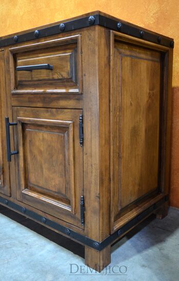Alamo Modern Vanity, Rustic Vanity, Custom Vanity
