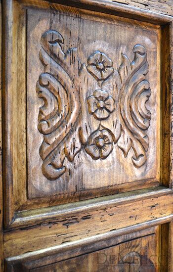 Luis Quince Armoire, Spanish Carved Armoire, Spanish Armoire