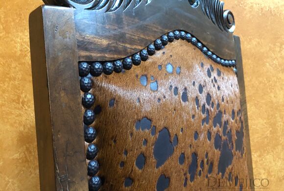 Silla Mérida, Carved Dining Chair, Spanish Colonial Armchair, Spanish Colonial Dining Chair
