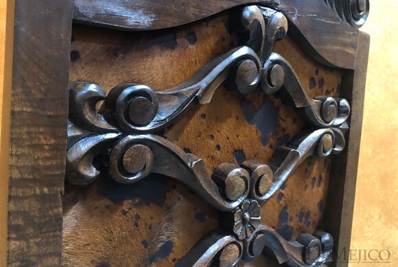 Silla Mérida, Carved Dining Chair, Spanish Colonial Armchair, Spanish Colonial Dining Chair