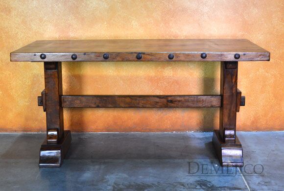 Santa Fe Picnic Table, Spanish Style Picnic Table