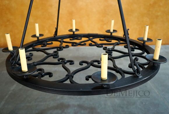 Hacienda Chandelier, Round Spanish Chandelier