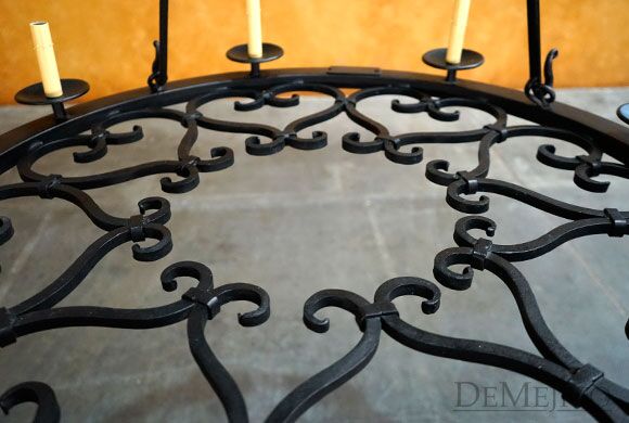 Hacienda Chandelier, Round Spanish Chandelier
