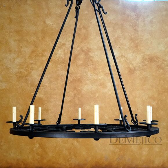 Hacienda Chandelier, Round Spanish Chandelier