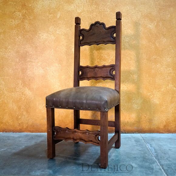 Silla Guanajuato, Spanish Revival Chair, Spanish Style Chair