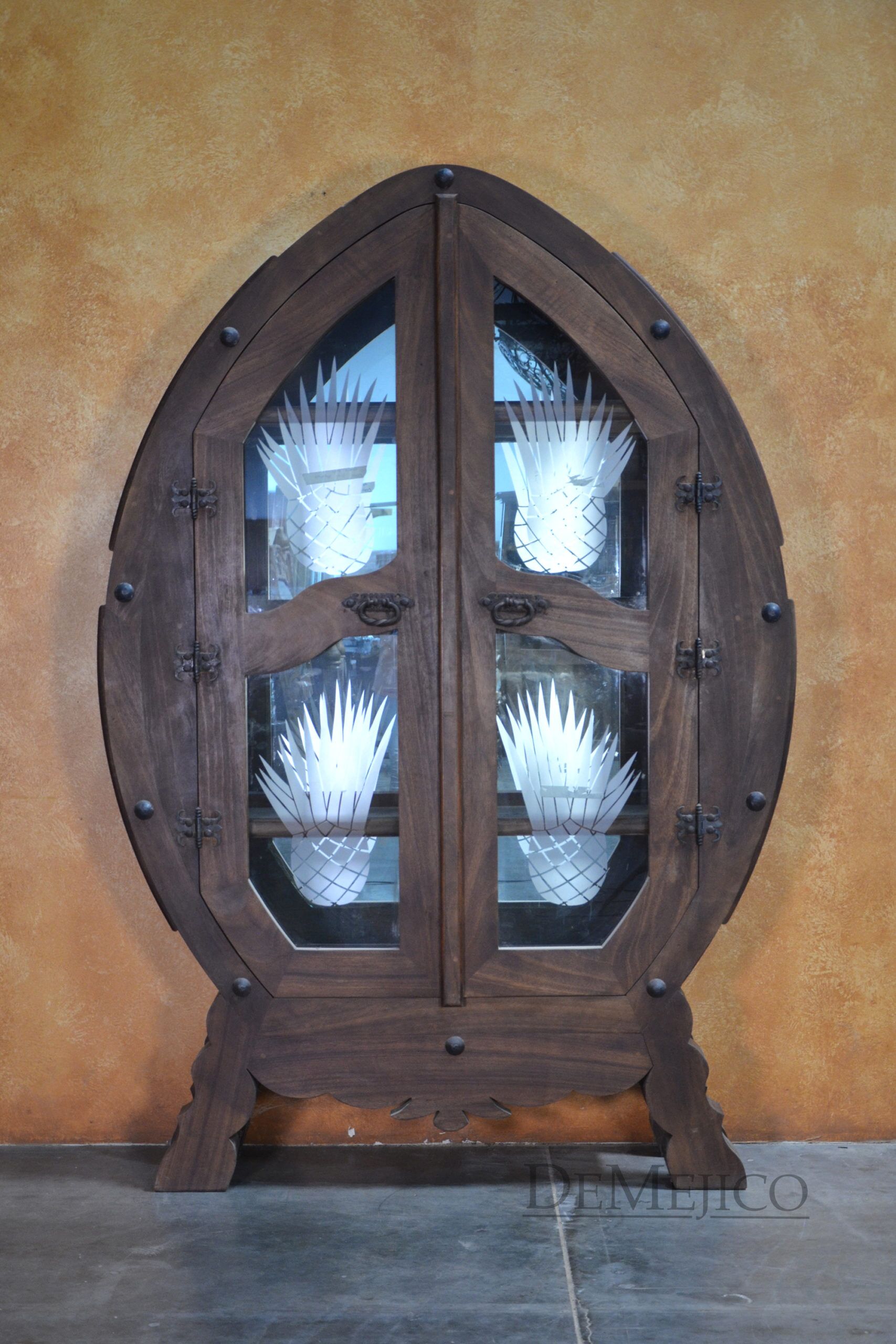 Armario Agave, Mexican Armoire, Tequila Cabinet, Wine Cabinet -Demejico