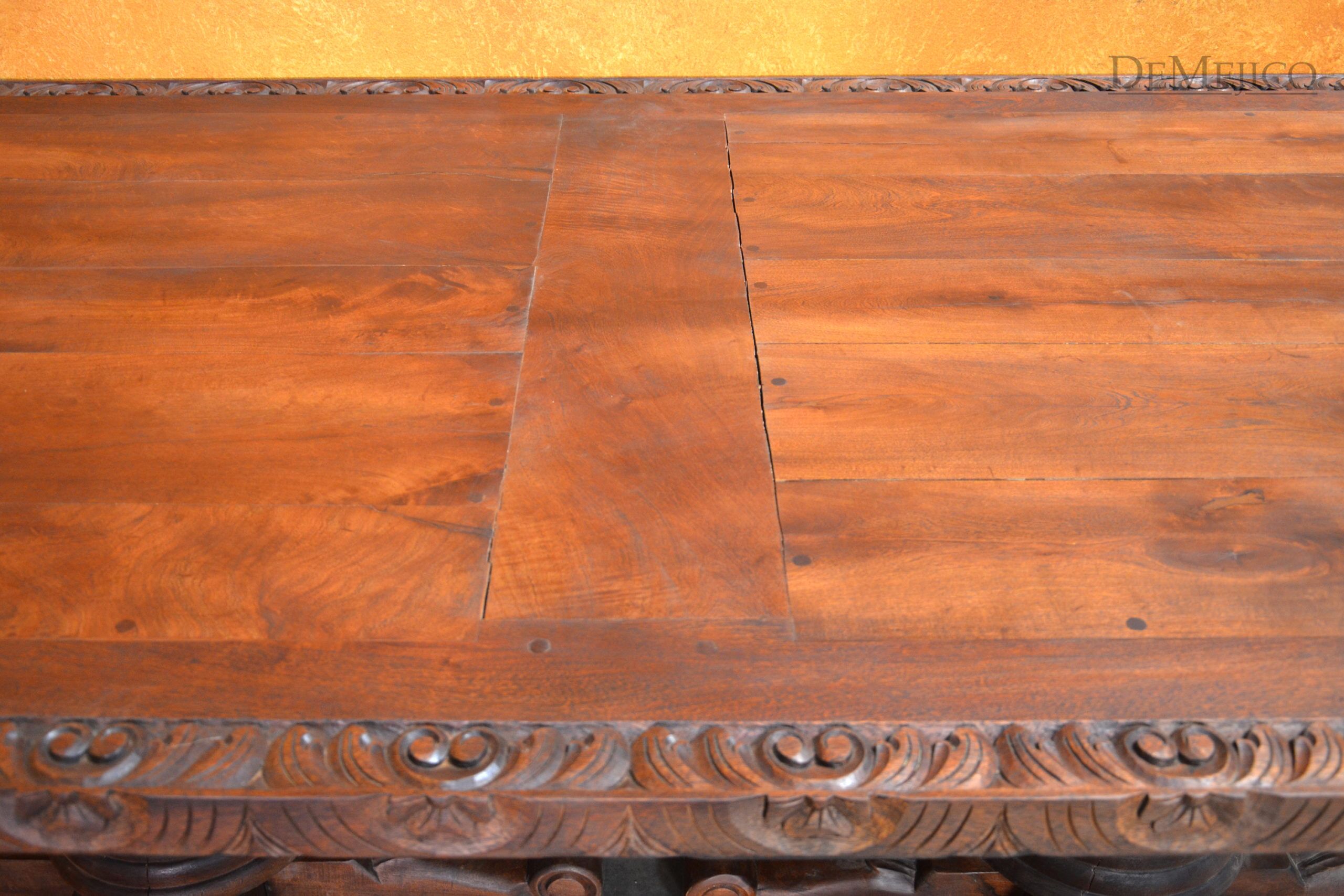 Brianna Table, Hand Carved Dining Table - Demejico