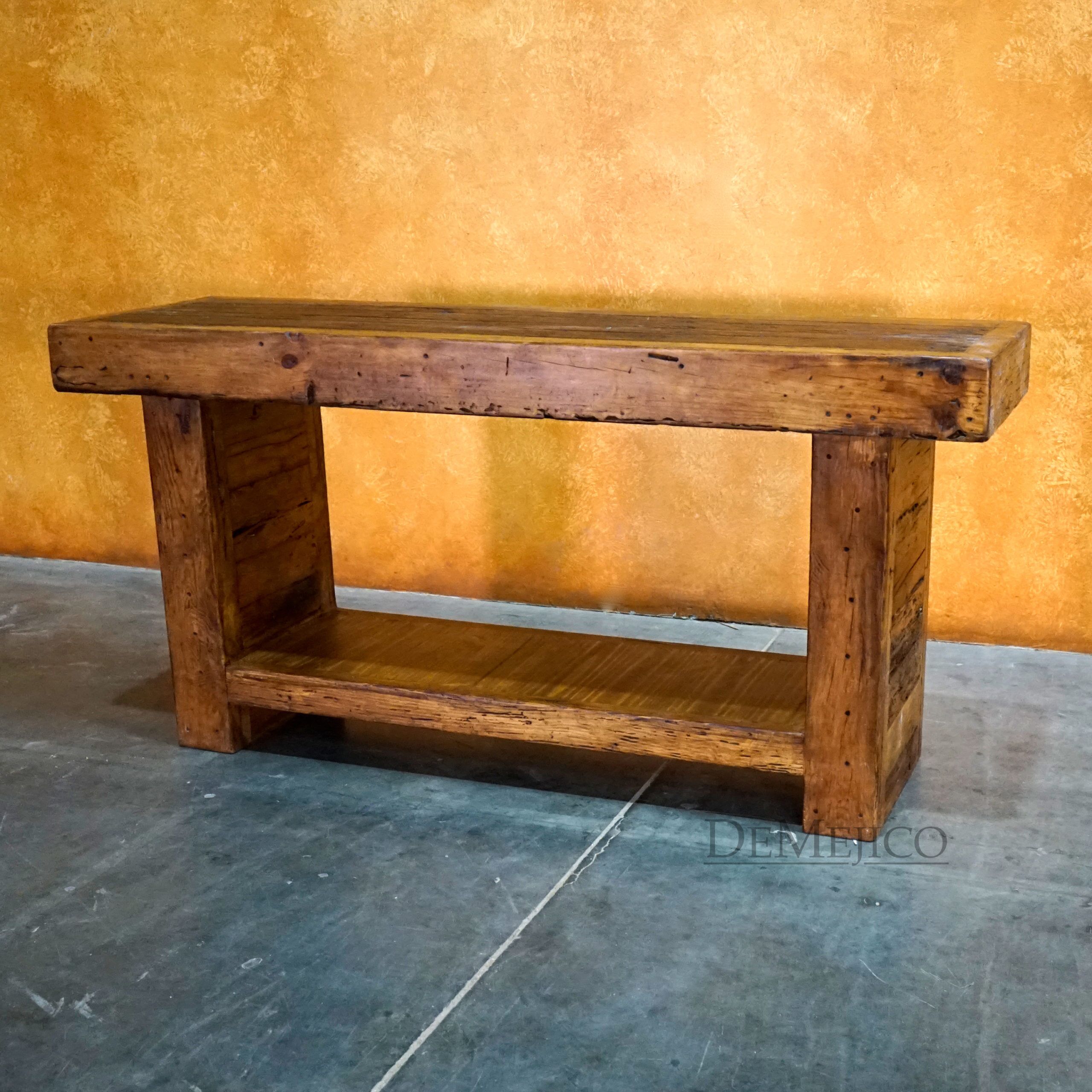 Grappa Credenza, Old Wood Console Table, Rustic Credenza - Demejico