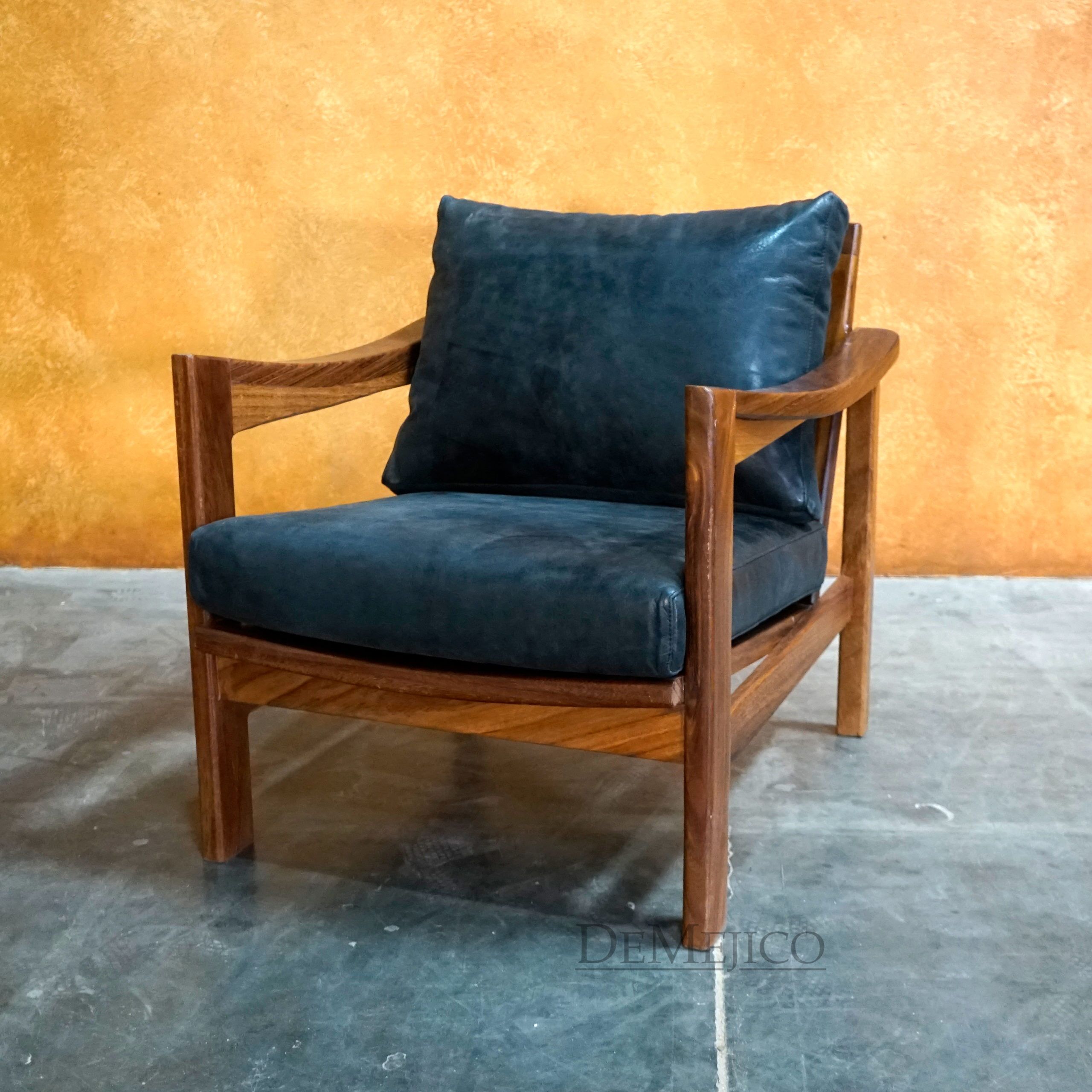 Silla Escondido Negro, Modern Spanish Chair, Modern Chair - Demejico