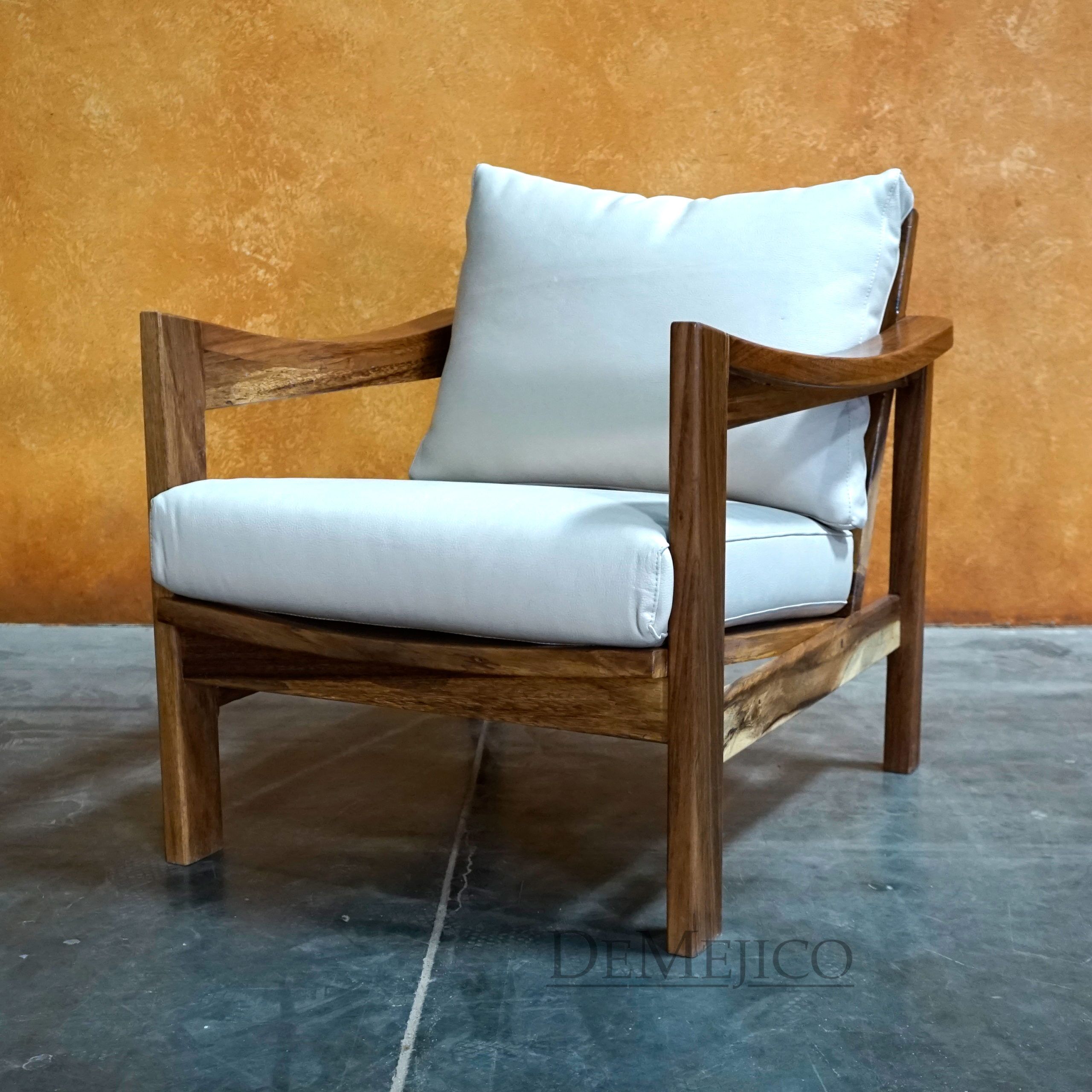 Silla Escondido Blanco, Modern Spanish Chair, Modern Chair - Demejico