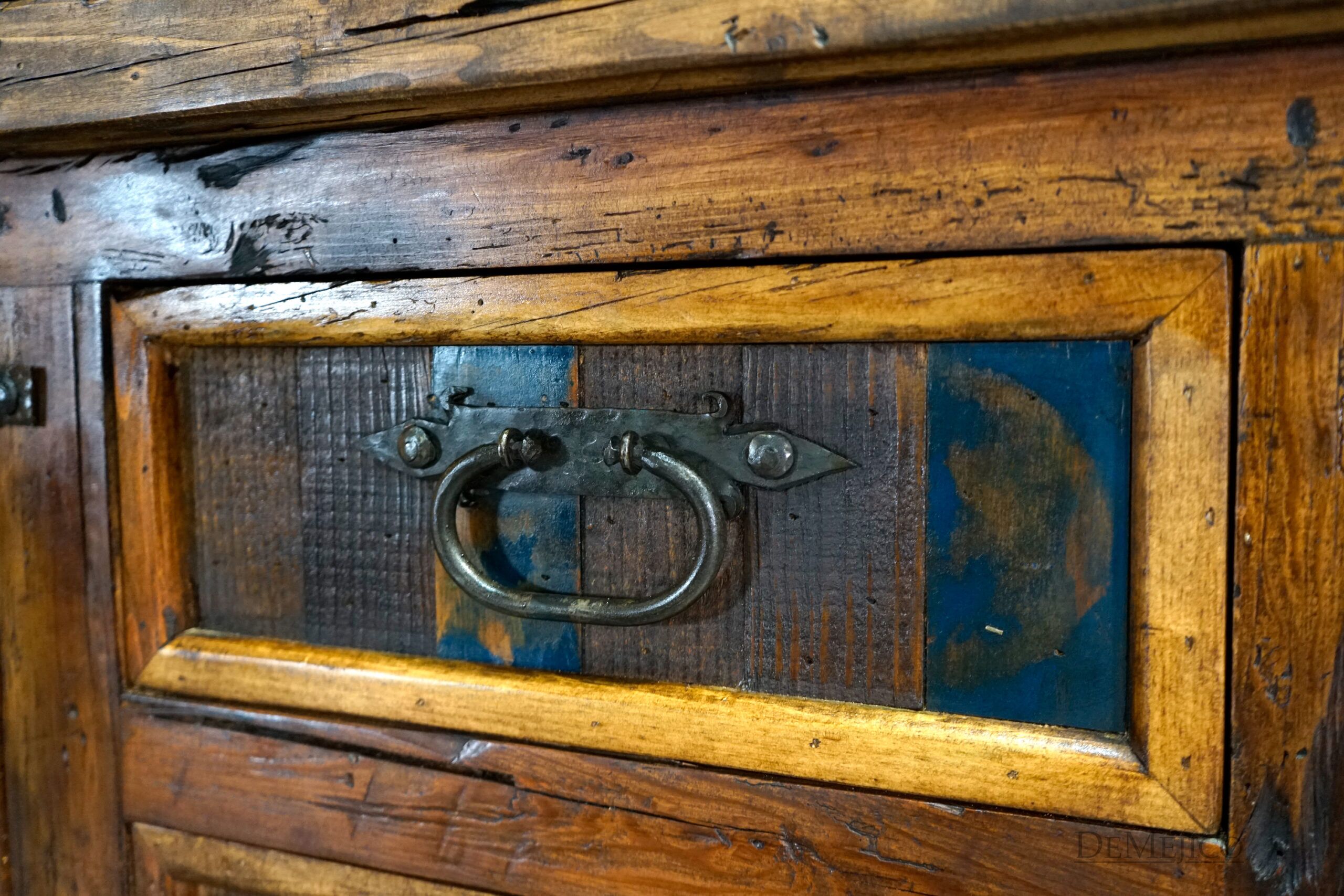 Colorado Buffet, Old Wood Buffet, Spanish Buffet Table - Demejico