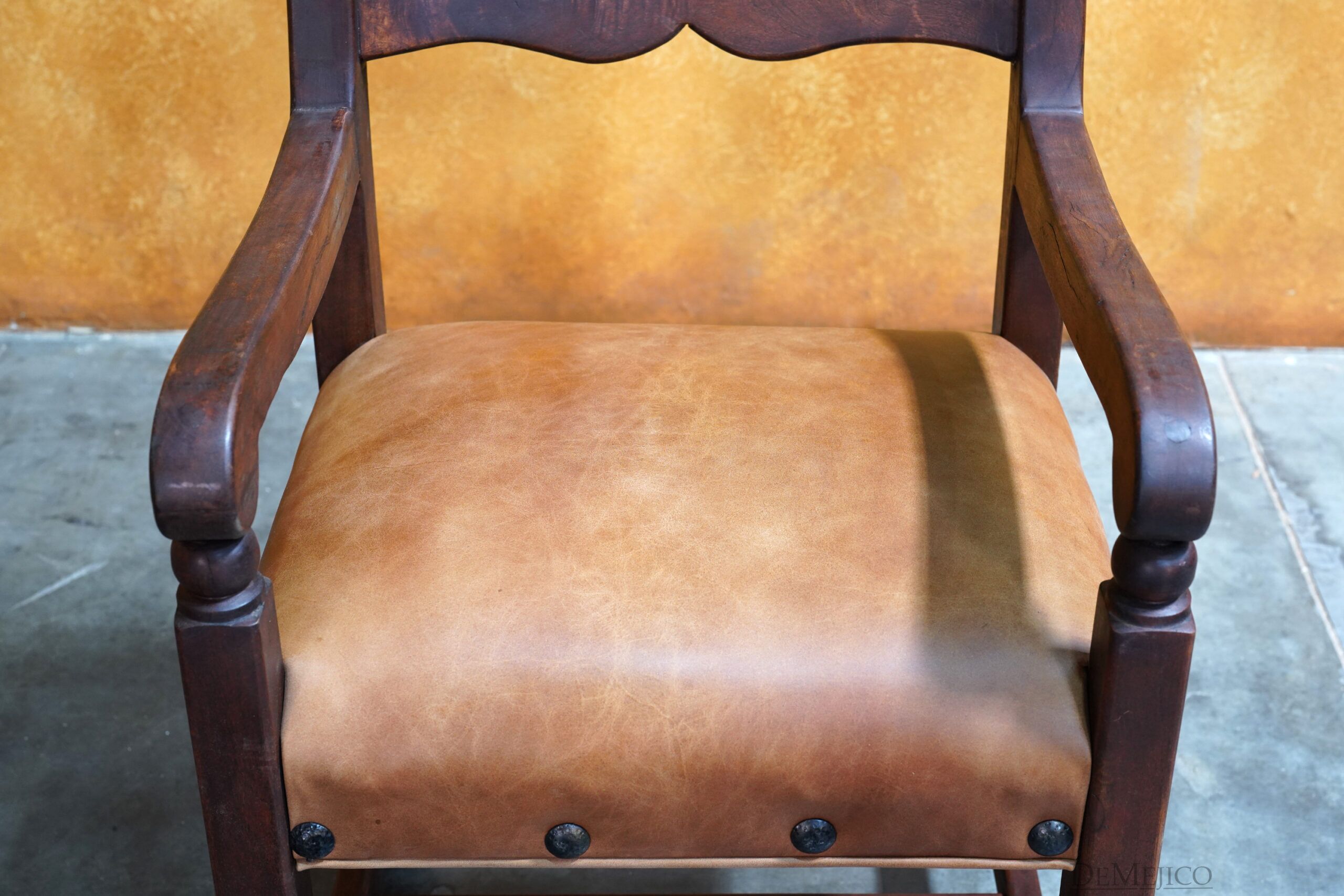 Spanish Ladder Back Chair, Silla Circa Doble Respaldo - Demejico