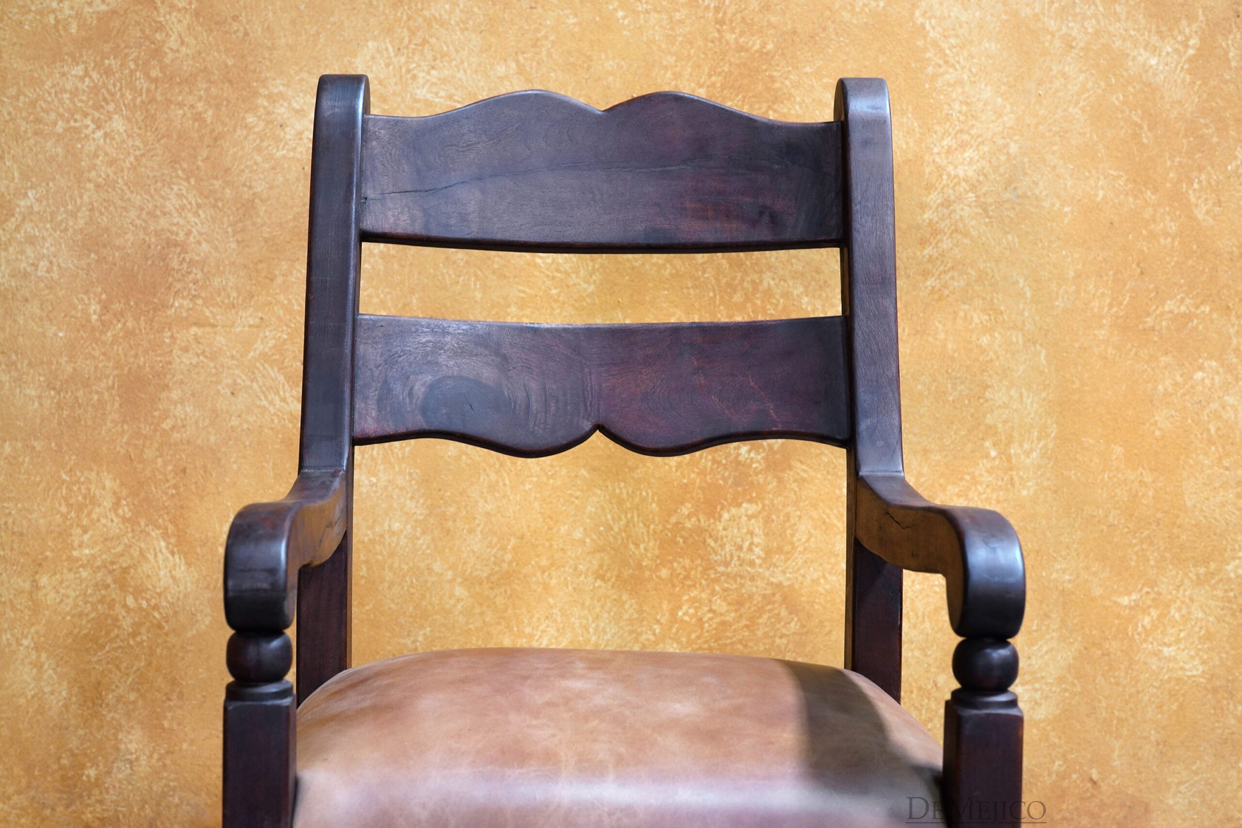 Spanish Ladder Back Chair, Silla Circa Doble Respaldo - Demejico
