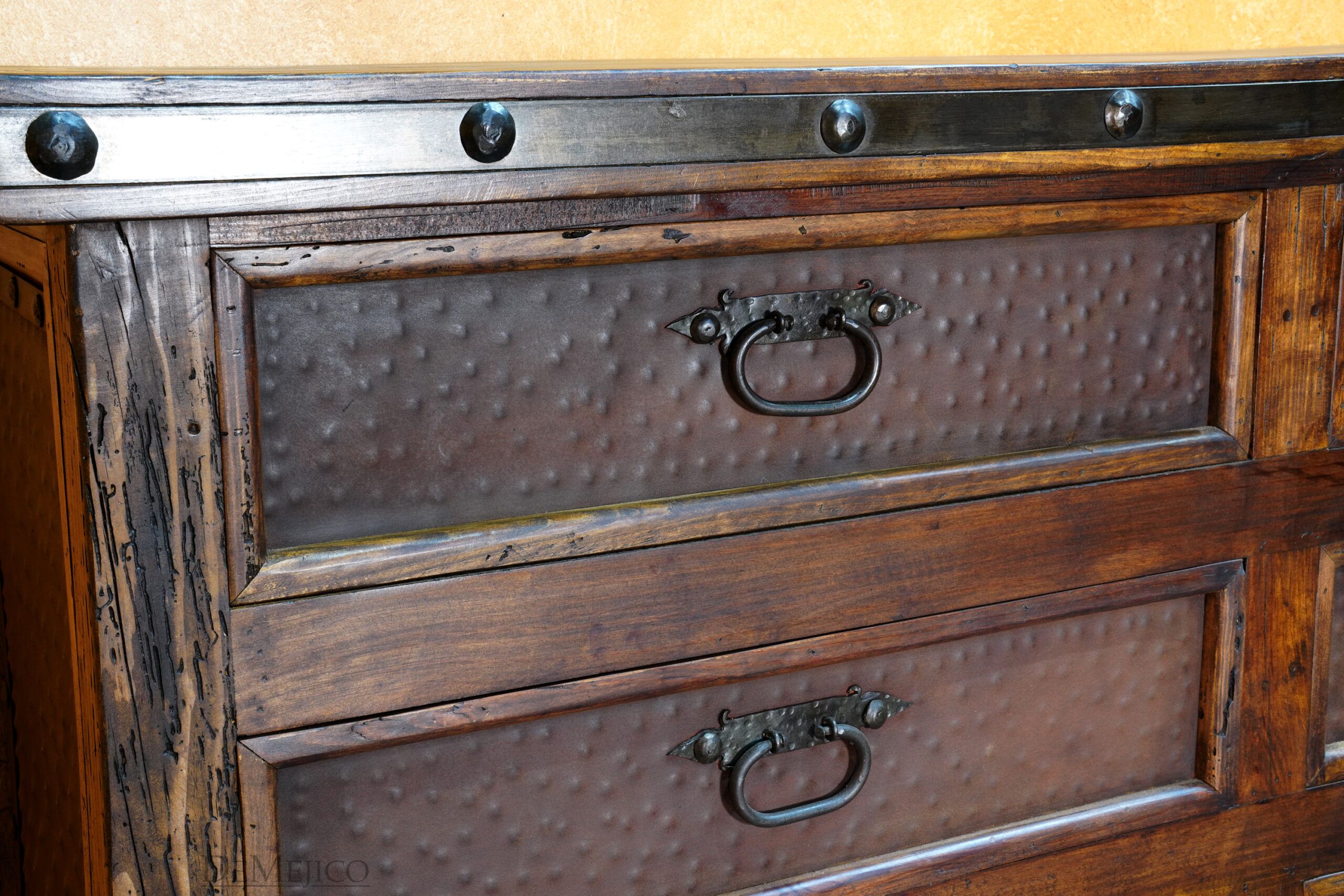 Antigua Dresser, Rustic Dresser, Spanish Dresser - Demejico