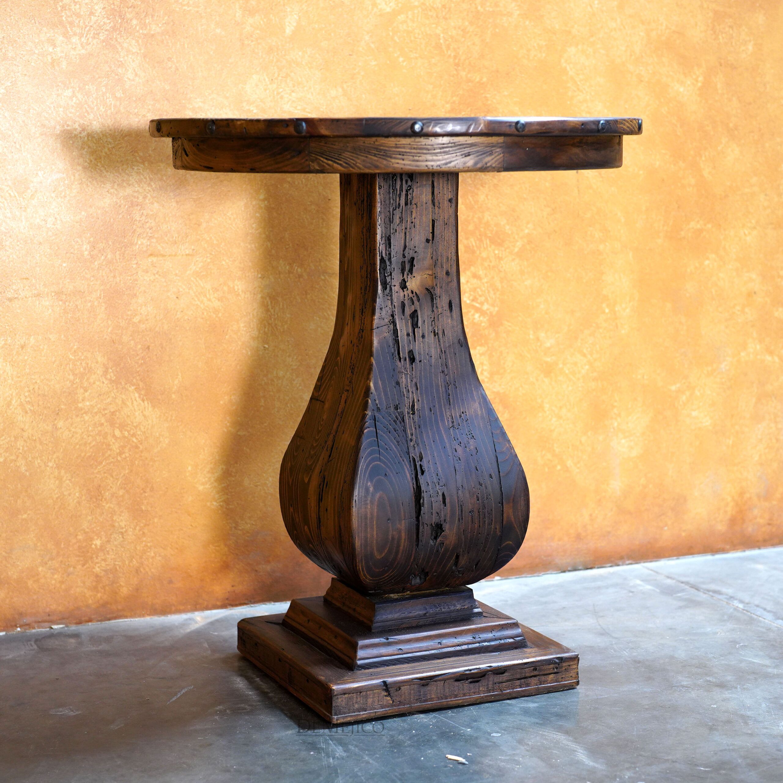 Gitana Old Wood Bar Table, Spanish Bar Table - Demejico